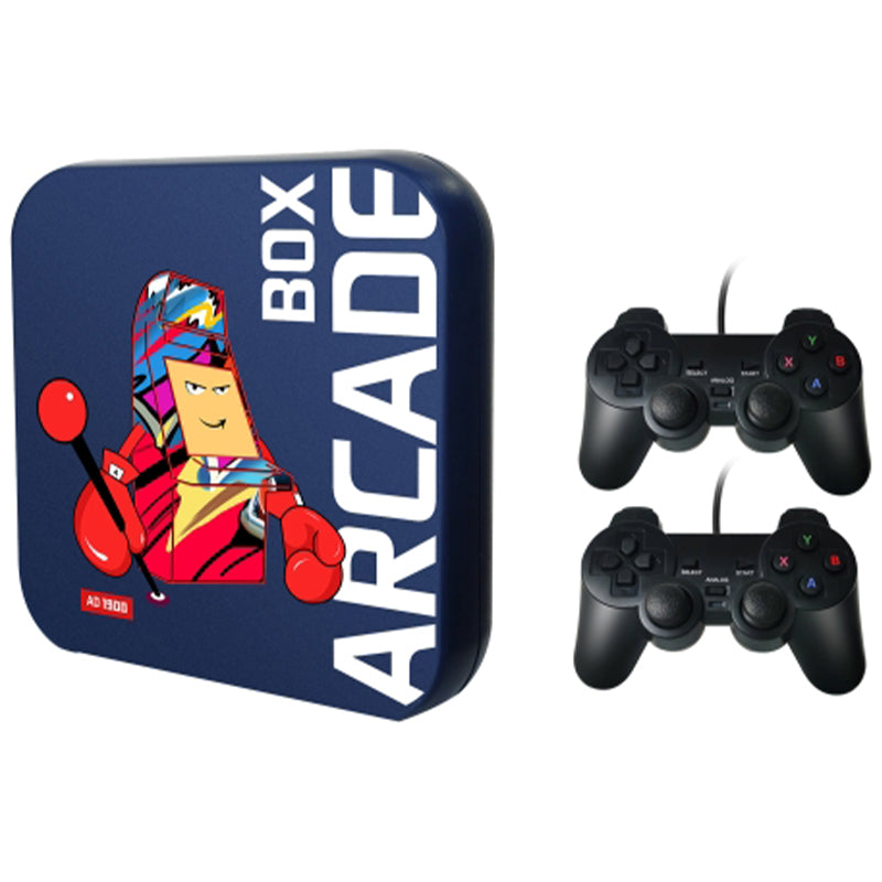 ARCADE BOX 256G Retro Video Game Console 3D Double Wired Controller Built-in 50000 Games ARCADE BOX 256G Retro Video Game Console 3D Double Wired Controller Built-in 50000 Games
